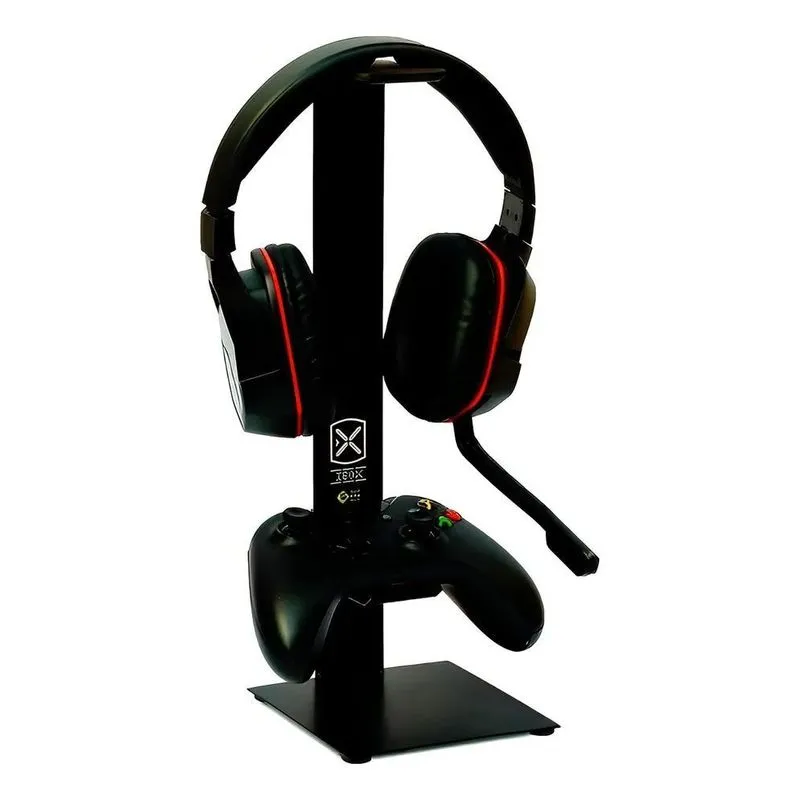 10x Suporte Fone De Ouvido Heardset E 1 Controle Gammer Cor