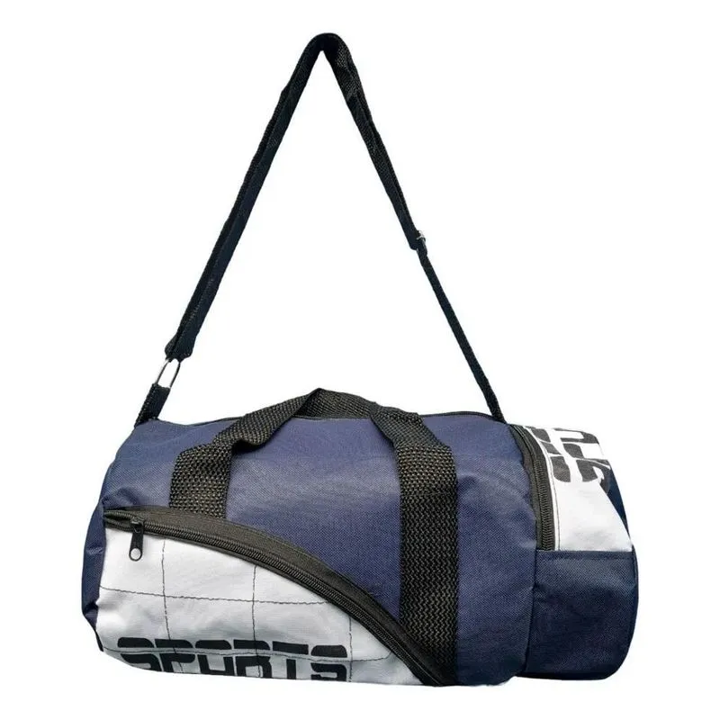 Bolsa Pequena Academia Futebol Esporte Po Azul E Branca