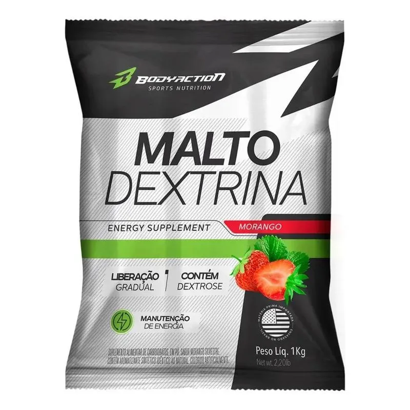 5x Maltodextrina Malto Dextrin 1kg - Bodyaction