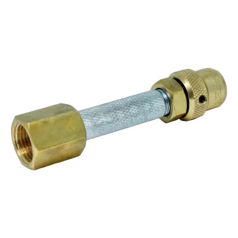 2x Esguicho Bico Regulável Lubefer Jato Leque E Reto 3.0 Mm