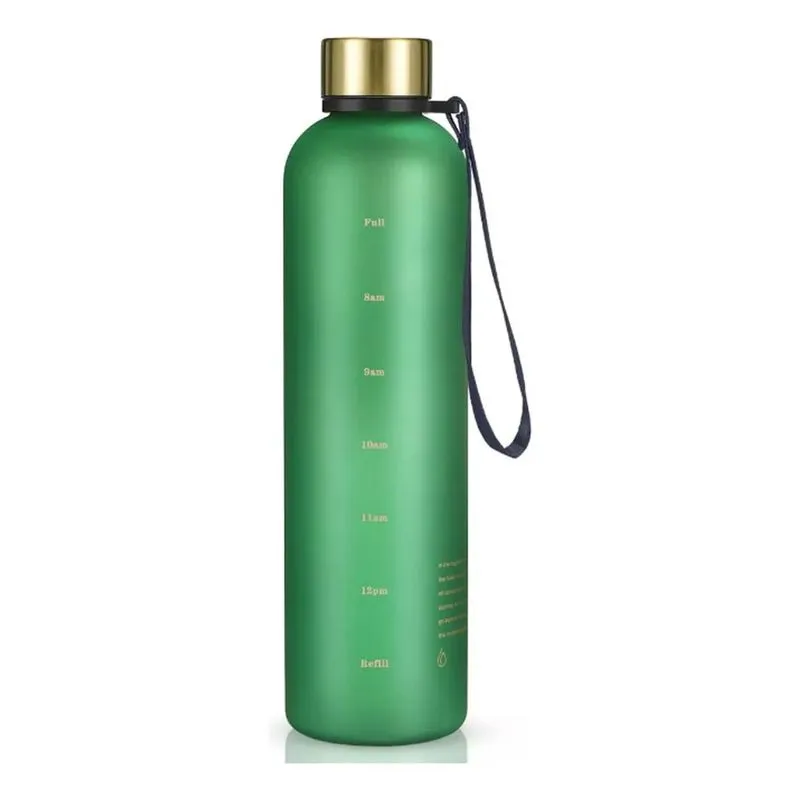 3x Garrafa De Água Motivacional De 32oz Com Marcador De Temp