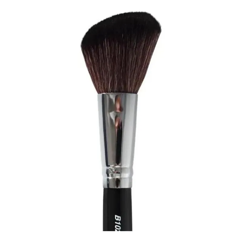 Pincel De Maquiagem Para Blush B102 Macrilan Preto