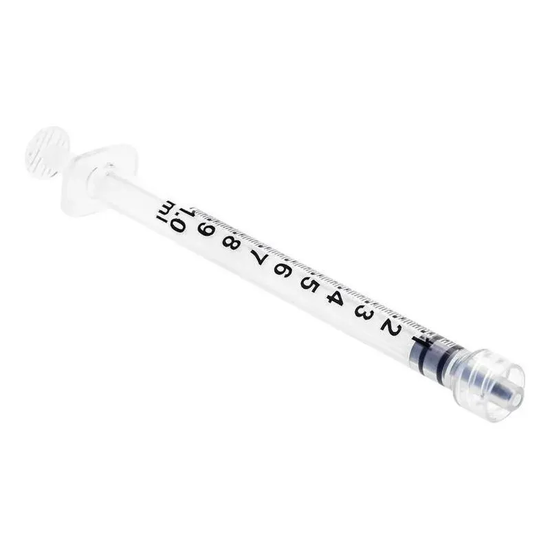 5x Seringa 1ml Luer Lock Com Agulha 25g 0,5mm X 25mm Com 50
