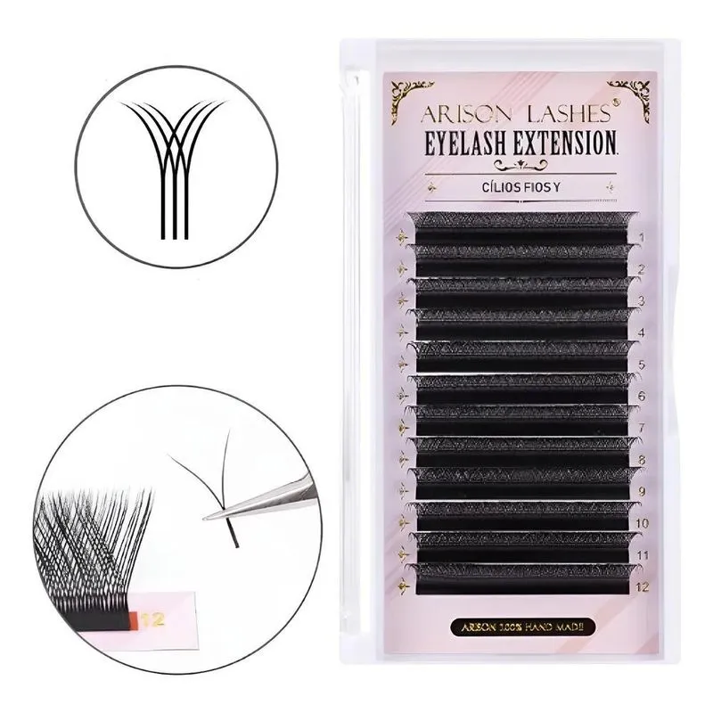 Cílios Yy 0,07 D Mix Arison Lashes Volume 1.4 Cm Preto