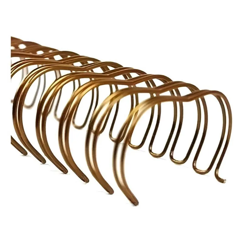 Wire-o Para Encadernação 2x1 120fls 5/8 10un - Várias Bronz