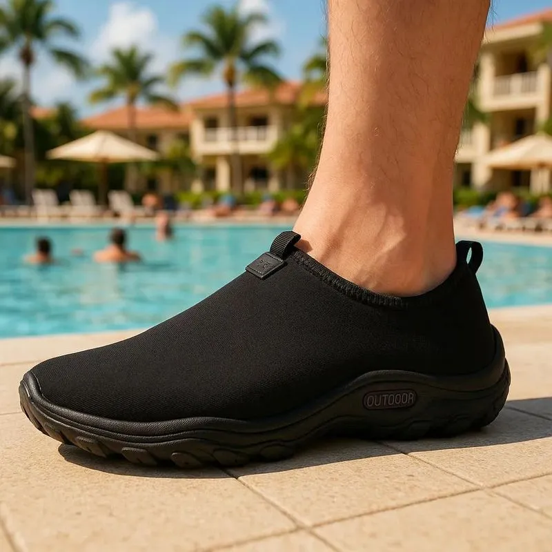 Sapatilha Nautica Hibrida Canoagem Pedal Pesca Preto 42 Br