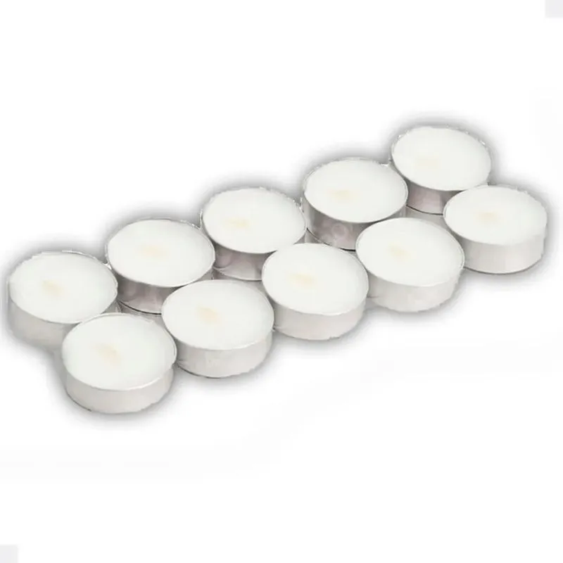 2x Kit 10 Velas Fondue 7mm Fina Banheira Flutua Base Alumíni