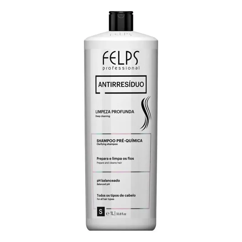 2x Felps Xmix Shampoo Antirresíduo Limpeza Profunda 1000ml
