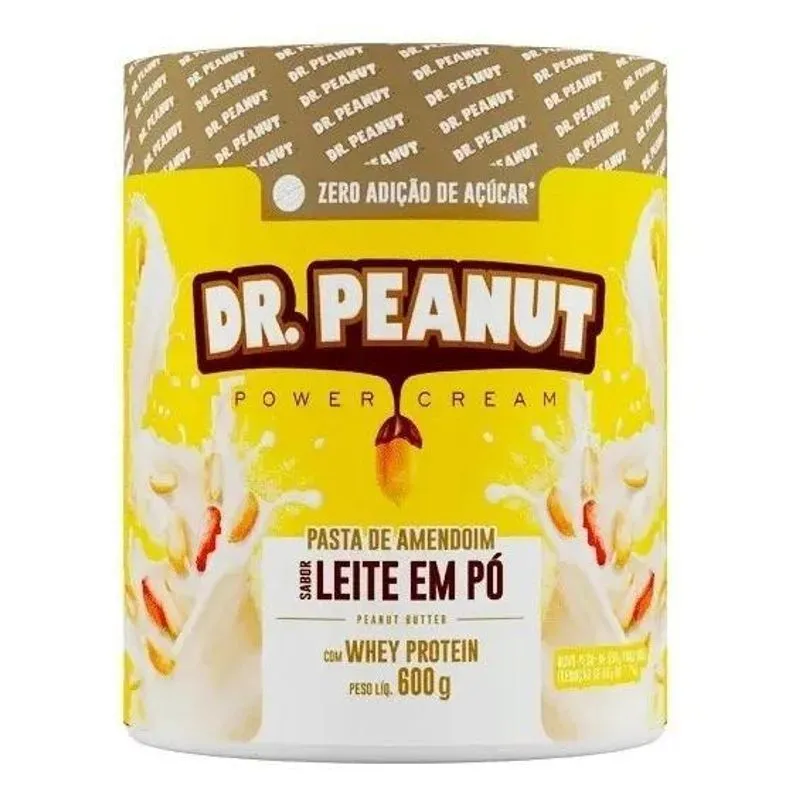 2x Suplemento Em Pasta Dr. Peanut Power Cream Pasta De Amend