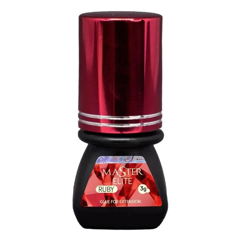 10x Cola Ruby Master Elite 3ml Para Extensão De Cílios