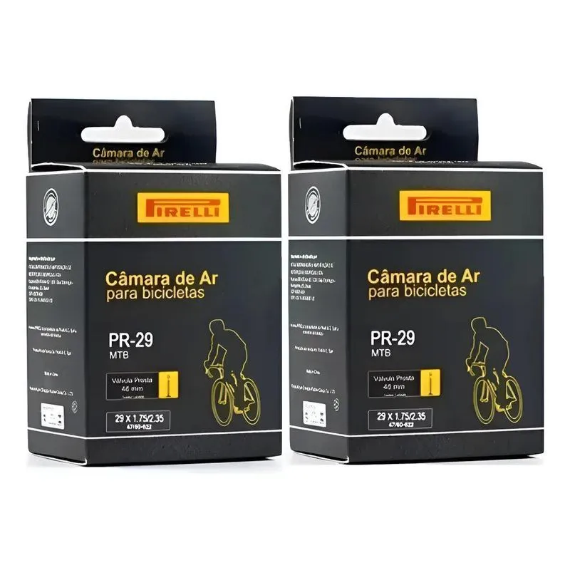 Par Câmara Ar Mountain Bike Aro 29x1.9/2.3 Pirelli V Presta