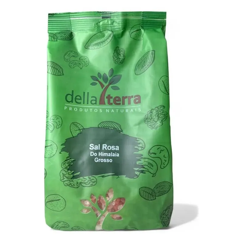 5x Sal Rosa Do Himalaia Grosso Iodado 1 Kg Della Terra