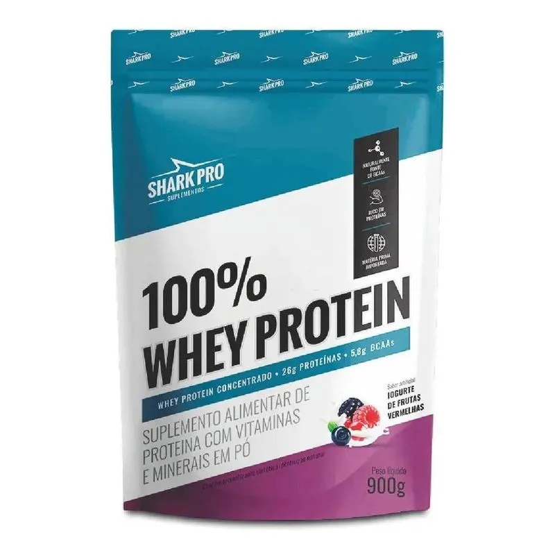 Whey Protein Shark Pro Refil 900g - Pó Nutricional/esportivo