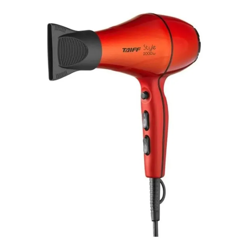 3x Secador Cabelos Taiff Style Red Jato De Ar Quente E Frio