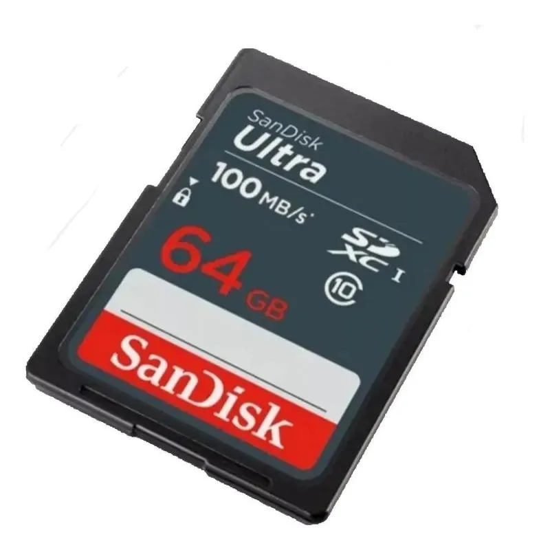 Cartão De Memória Sandisk Ultra 64gb 100mb/s Full Hd Sdxc