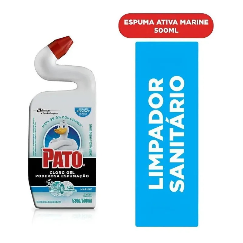 Desodorizador De Vaso Sanitario Pato Limpador Cloro Gel Desi