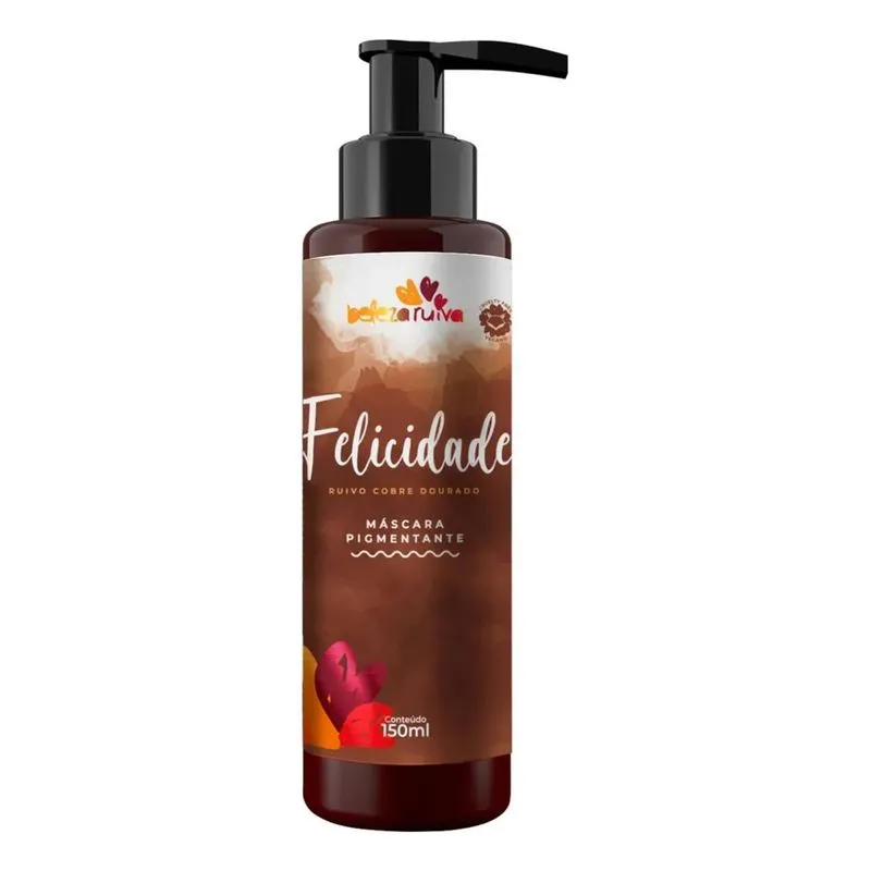 10x Tonalizante Felicidade Ruivo Cobre Dourado - 150ml