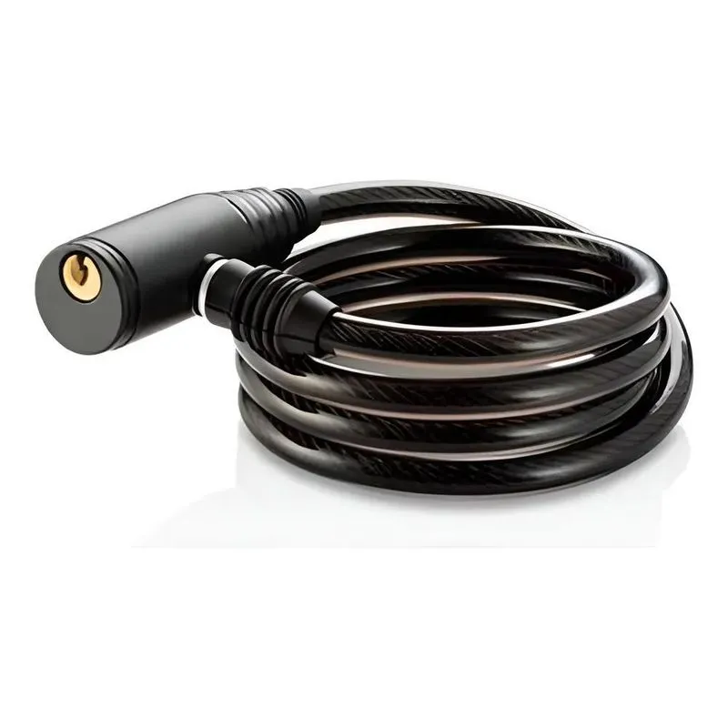 Cadeado Com Chave Para Bike Atrio Cor Preto
