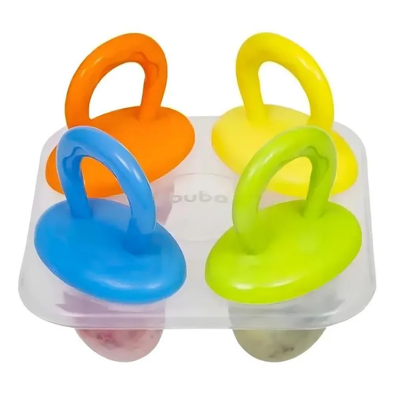 Forminha 4 Picolé Forma Molde Palito Sorvete Buba