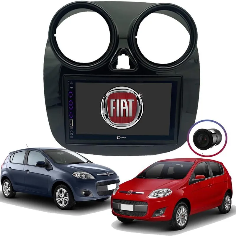 Central Multimidia Fiat Palio Attractive 2012/2017 - Cinoy