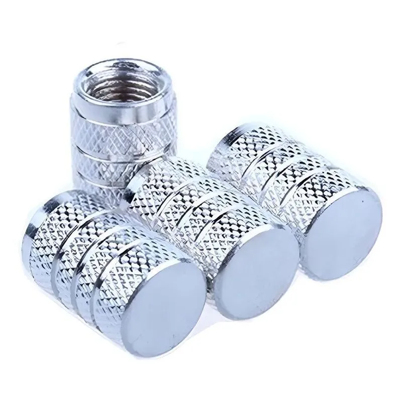 Tampinha Bico De Pneu De Carro E Moto De Aluminio