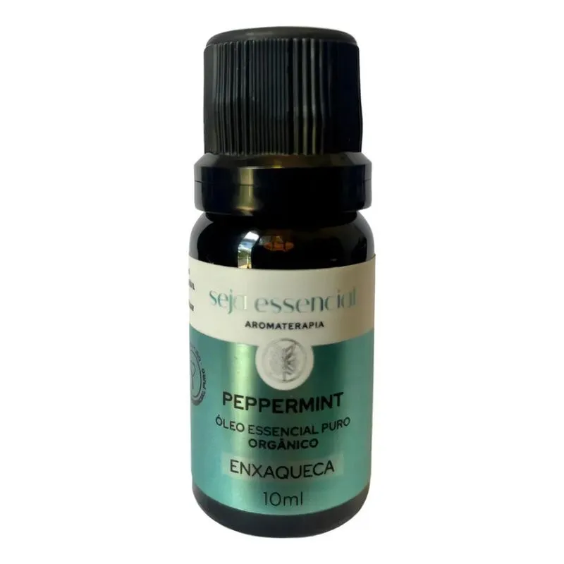 10x Óleo Essencial 100% Puro Peppermint 10ml