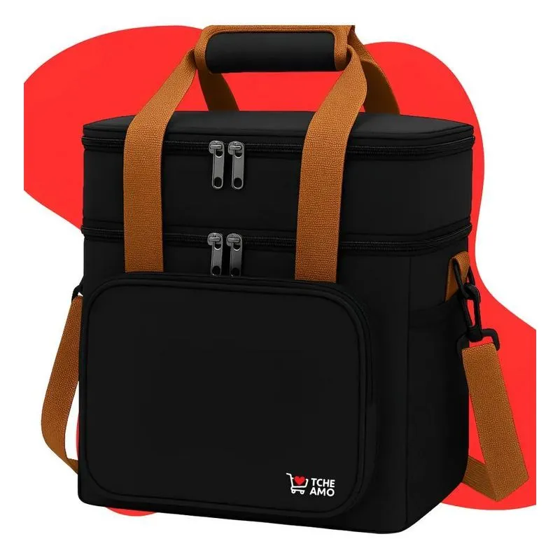 Bolsa Isotérmica Térmica Lancheira 14l Porta Marmita Alça Tr