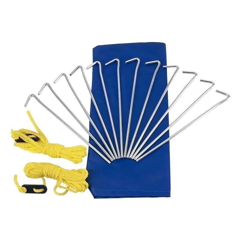 Conjunto De Estacas Camp Kit Para Barracas Camping Ntk