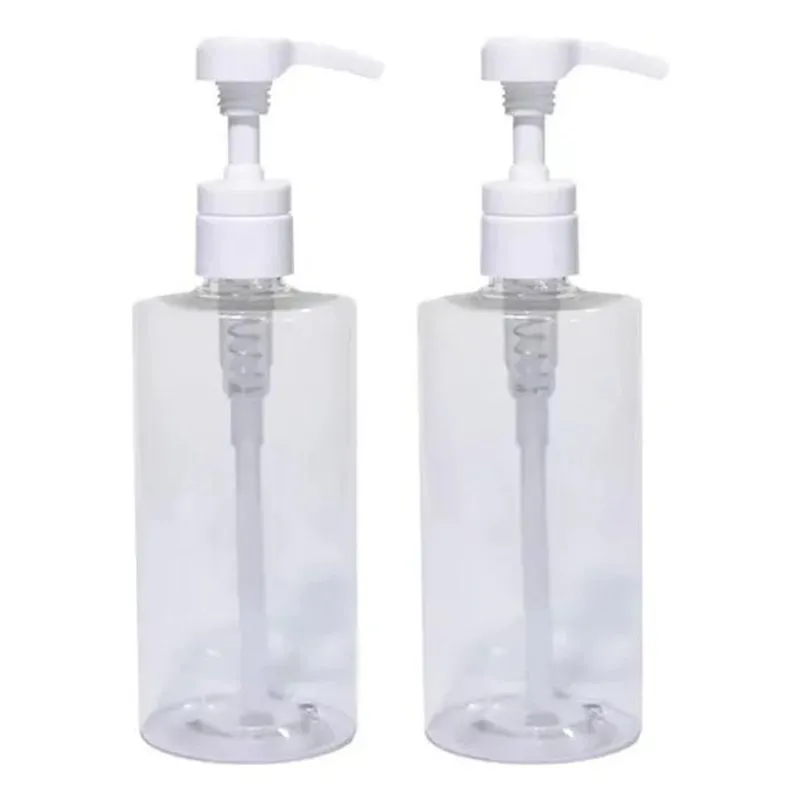 3x 2 Frasco Porta Shampoo Cond Sabonete Liq Válvula Pump 500