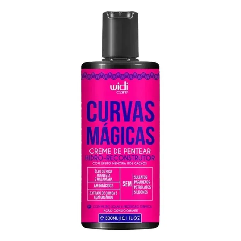 2x Curvas Magicas Creme De Pentear Widi Care 300ml