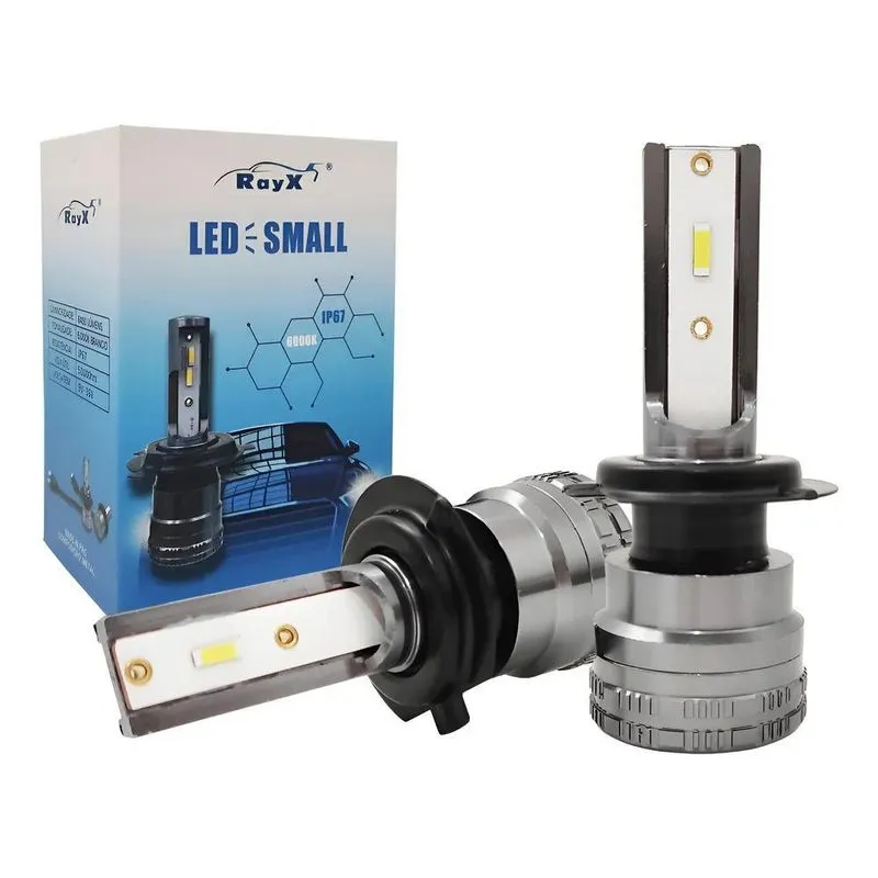 5x Lampada Ultra Led Small H1 H3 H4 H7 H11 Hb3 Hb4 6500k 600