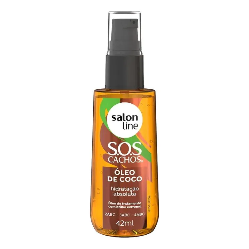 Salon Line Sos Cachos Óleo De Tratamento Óleo De Coco 42ml
