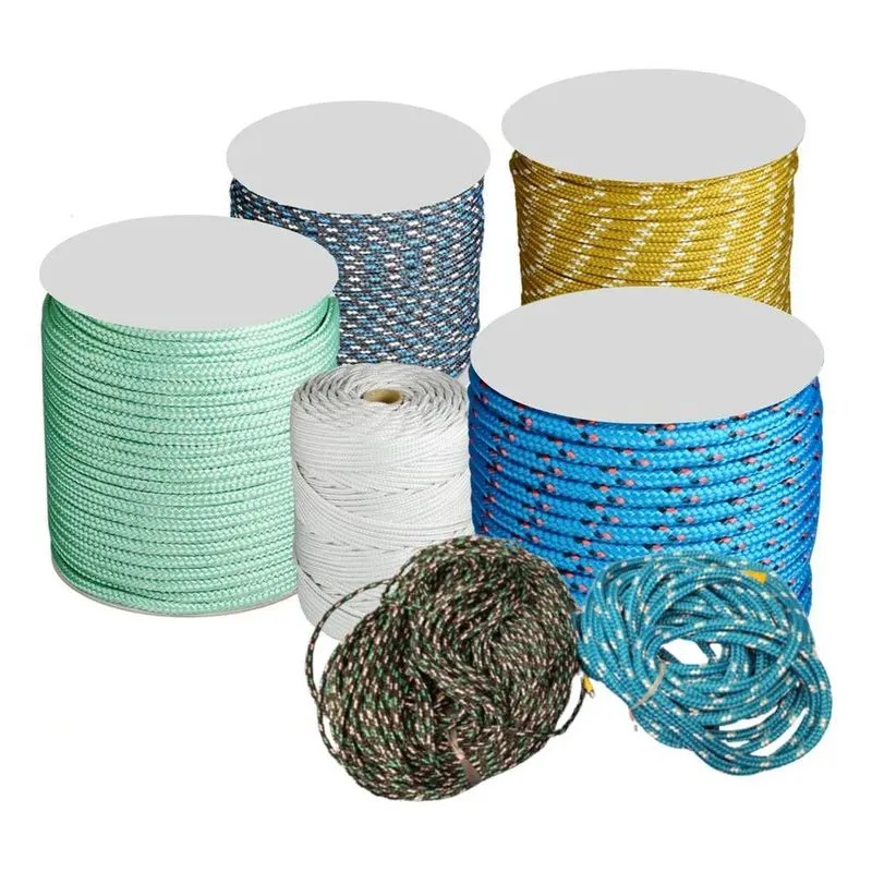 3x Corda De Poliester Amarrar Carga Caminhão 8mm X 40 Metros