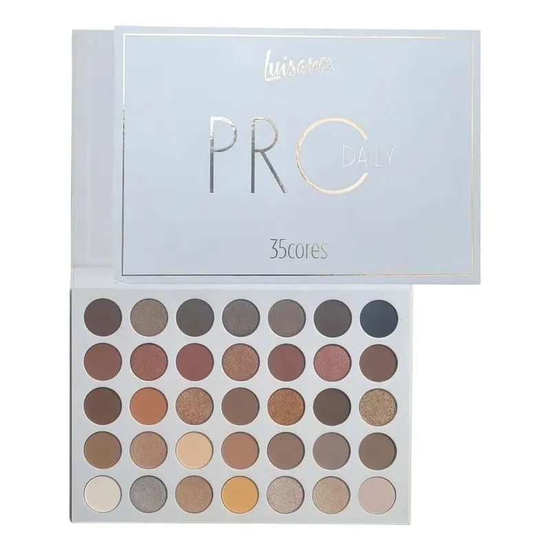 10x Paleta De Sombra 35 Cores Pro Daily Luisance Cor Da Som