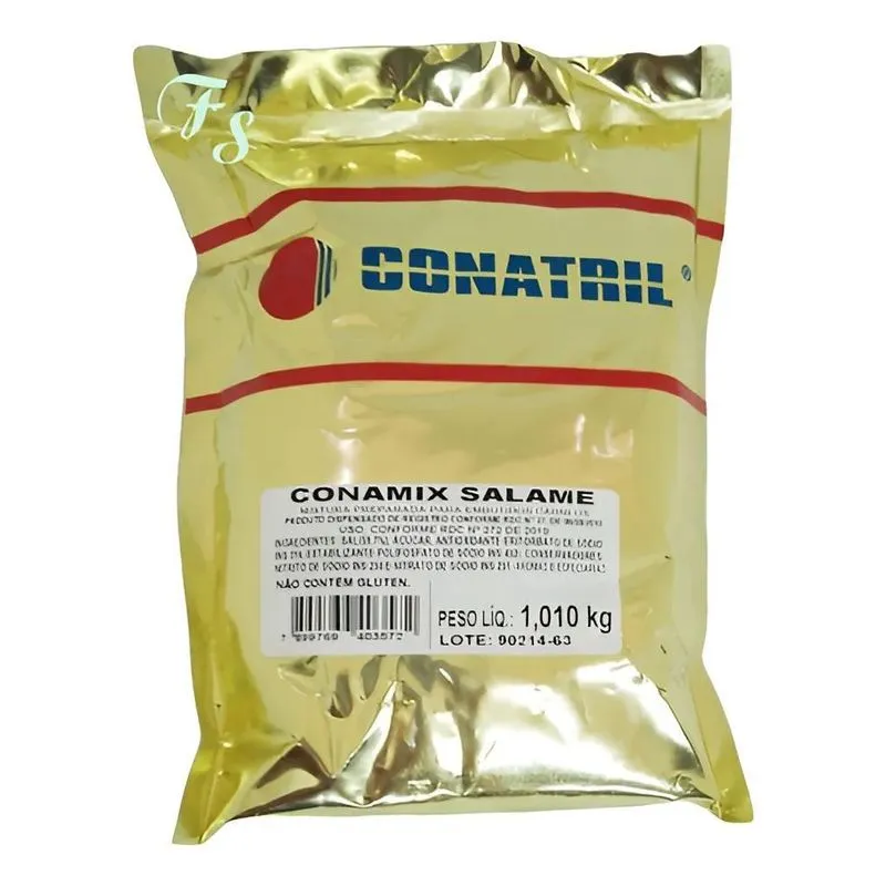 3x Tempero Pronto Para Salame Conamix Salame Pacote De 1 Kg