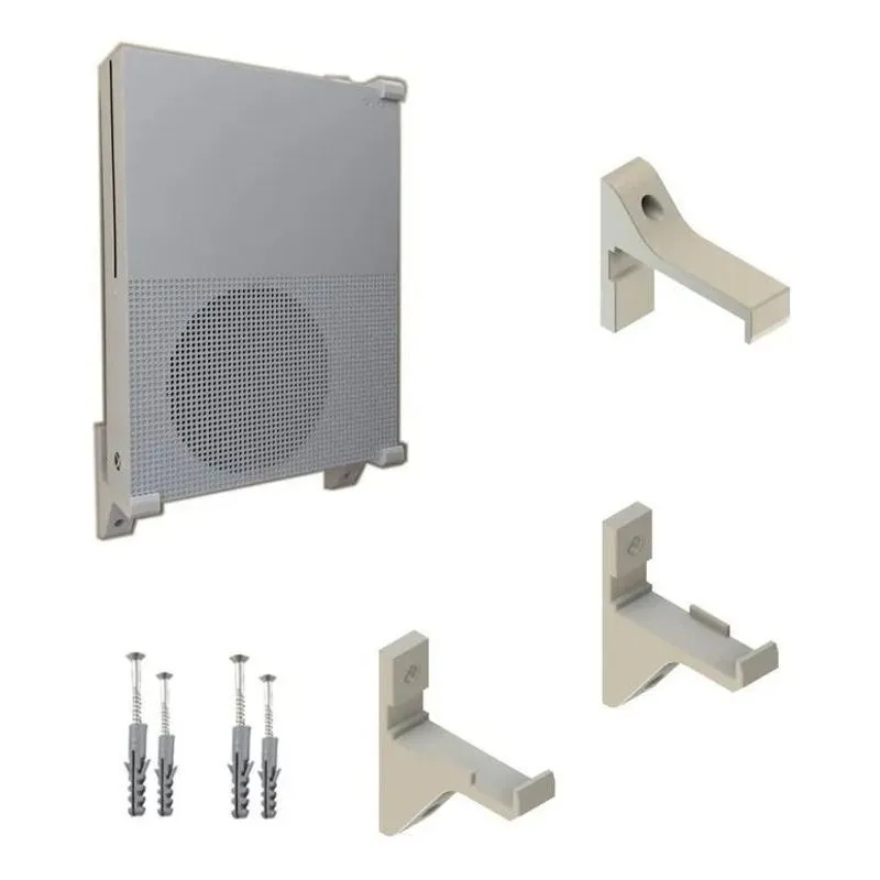 10x Suporte Console Xbox One S Parede + Com Parafusos Br