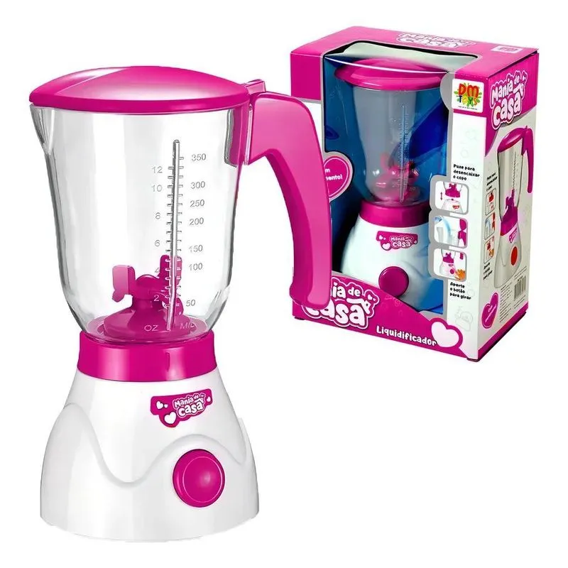 2x Liquidificador Brinquedo Infantil Funcional Bate De Verda