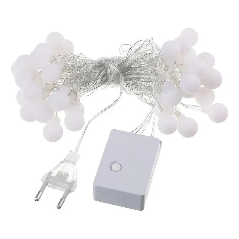 Nb Casa Cordao Pisca Led 40 Bolinhas Branco Quente Cor Das L