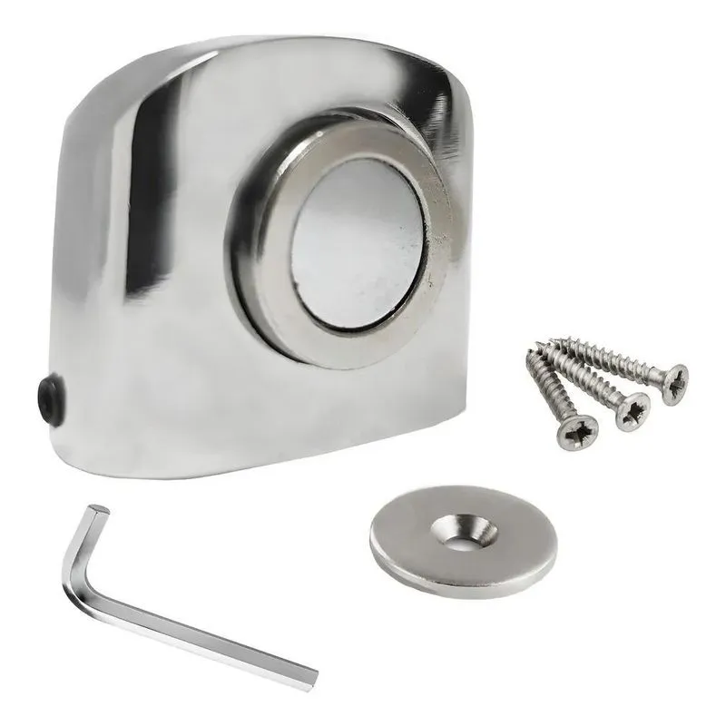 Batente Prendedor Magnetico Metalico Para Portas E Janelas M