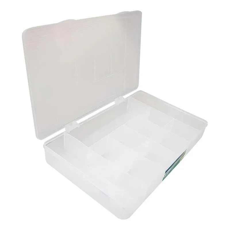 Box Com 11 Divisórias 28x17cm Caixa Organizadora Plástico Co