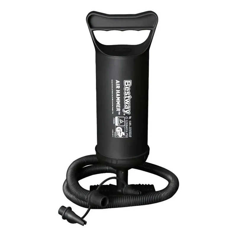 Bomba De Ar Manual Portátil Bestway 62002 Para Camping Cor P