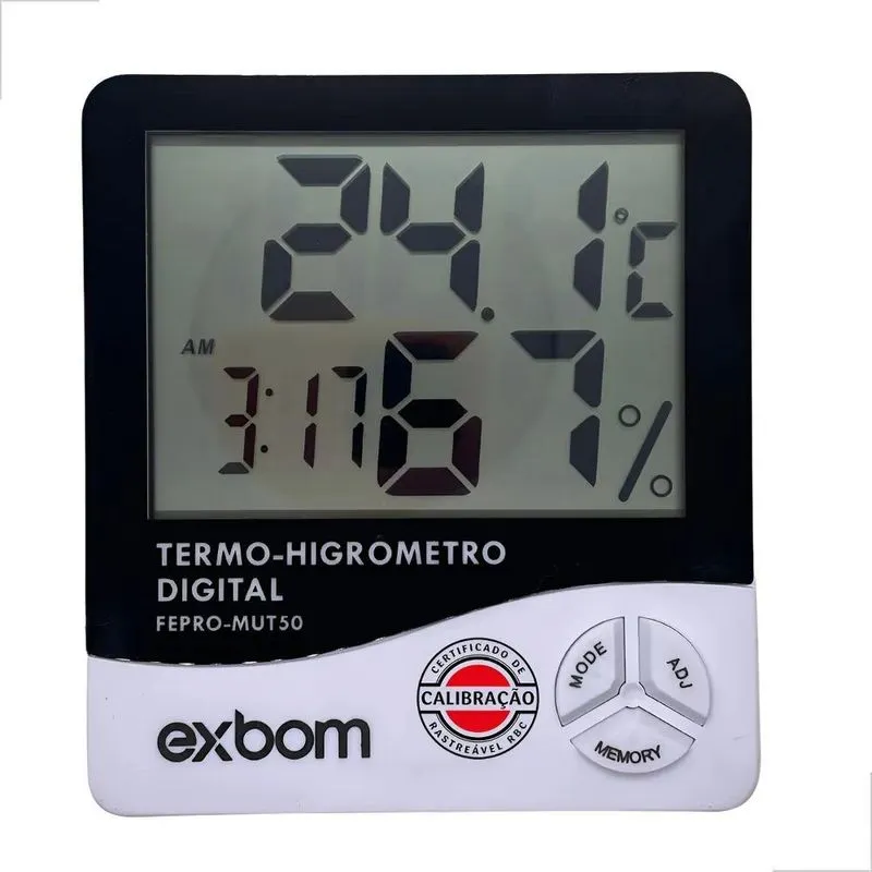 10x Termo Higrômetro + Certificado De Calibração Rastreável