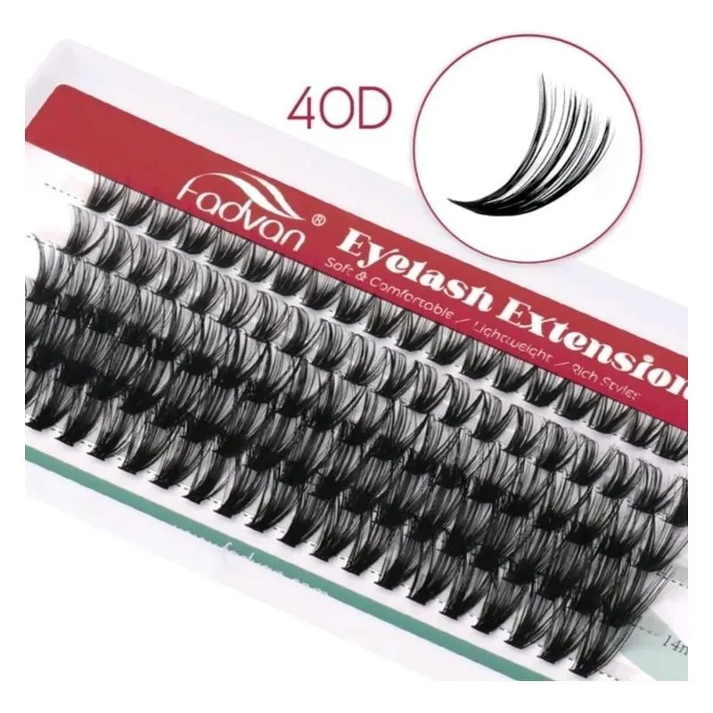 10x Cílios Fadvan Tufo Tufinho 10d 20d Mix Volume Russo