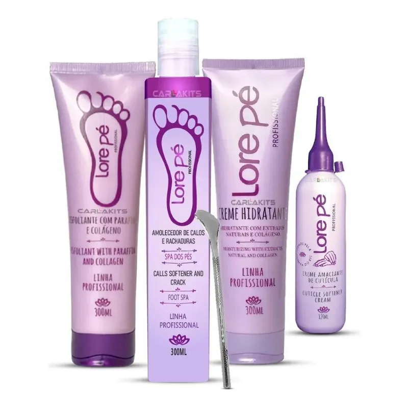 10x Lore Pé Amolecedor De Calos - Cutículas - Creme E Esfol