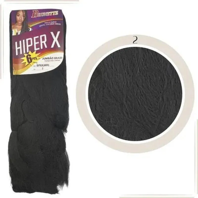 2x Jumbo Super Hiper X 400 Gramas Cor Castanho Escuro 2