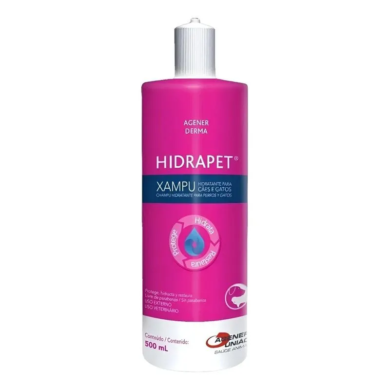 Hidrapet Xampu 500 Ml Dertmatológico - Agener