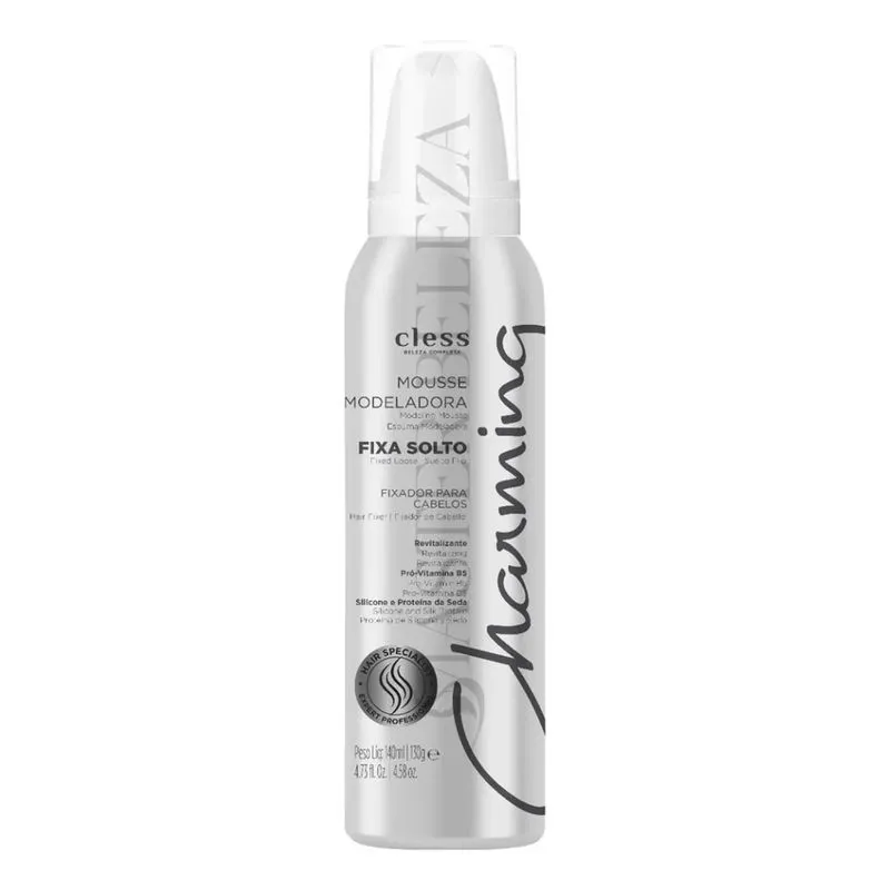 10x Mousse Fixadora Charming 140ml Normal