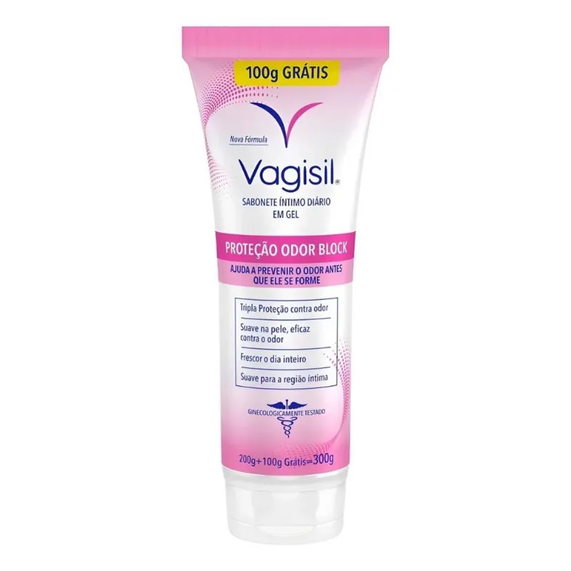 Sabonete Íntimo Feminino Vagisil Odor Block Prevenção De Odo