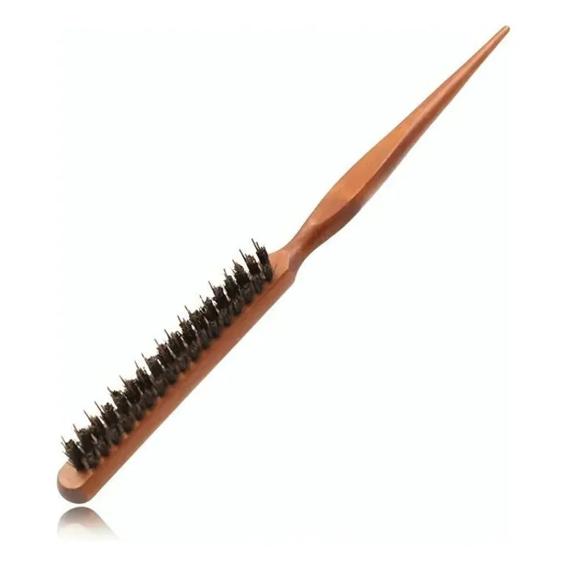 10x Escova Três Fileiras De Cerdas De Javali Natural Beleza