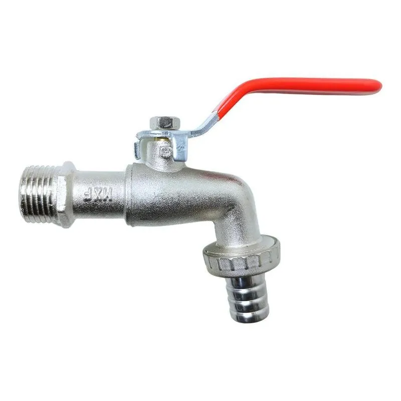 Torneiras Jardim Tanque Esfera Com Bico 1/2 X 3/4 Metal Acab